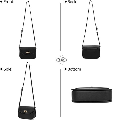 Small Trendy Crossbody Purses For Women Shoulder Bag For Women Vegan Leather Purse With a Long Strap in Saudi Arabia