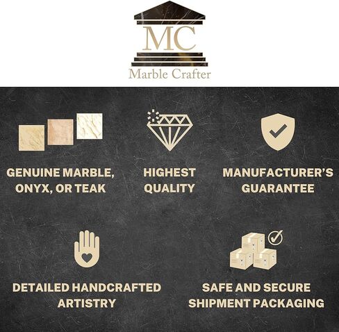 Rectangular Marble Keepsake Box - Hand Carved, Polished Jewelry Box With Non-Slip Rubber Pads - Lightweight & Compact With Lid - Versatile, Luxury Stone Box for Storing & Organizing in Saudi Arabia