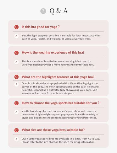 Yvette Yoga Bras Light Support for Women Low Impact Spaghetti Strap Mesh Splicing Style for Yoga Pilates Walking Daily, White, XL in Kuwait