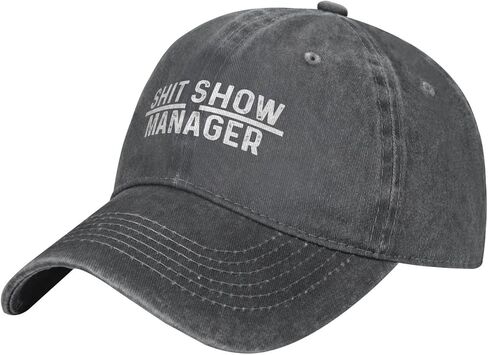 Georgeston Shit Show Manager Hat Men Baseball Hat Funny Caps in Saudi Arabia