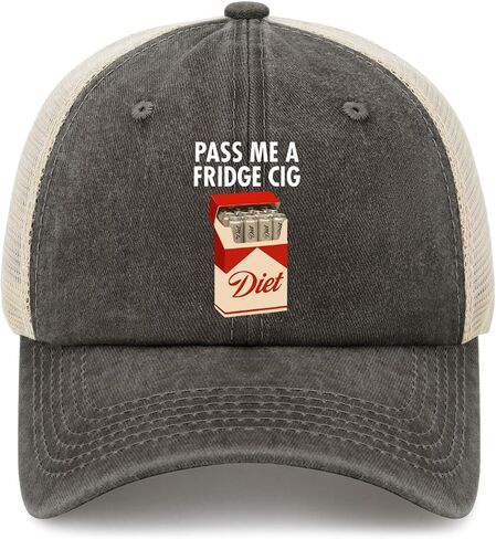 Pass Me A Fridge Cig Hat Funny Trucker Hats Women Snapback Dad Hats Funny Birthday Gift in Kuwait