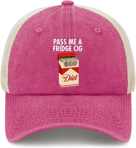 Pass Me A Fridge Cig Hat Funny Trucker Hats Women Snapback Dad Hats Funny Birthday Gift in Kuwait