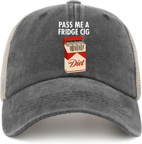 Pass Me A Fridge Cig Hat Funny Trucker Hats Women Snapback Dad Hats Funny Birthday Gift in Kuwait