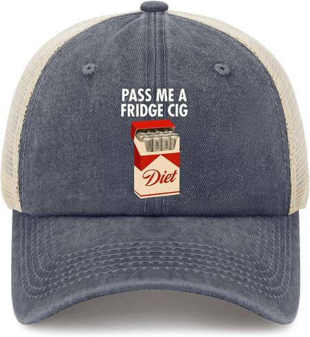 Pass Me A Fridge Cig Hat Funny Trucker Hats Women Snapback Dad Hats Funny Birthday Gift in Kuwait