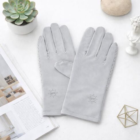 Women Sun Protection Driving Gloves Full Finger Driving Gloves Touchscreen Non Slip Breathable Outdoor Glove for Driving Cyling Running Hiking in Saudi Arabia