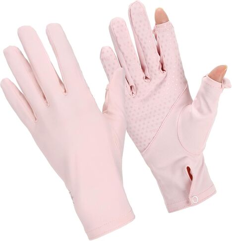 Women Sun Protection Driving Gloves Full Finger Driving Gloves Touchscreen Non Slip Breathable Outdoor Glove for Driving Cyling Running Hiking in Saudi Arabia