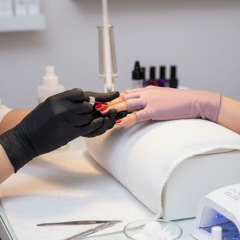 3 Pairs Sun Protection Gloves for Women, Fingerless Driving Gloves UV Protection for Gel Manicures Summer Driving Biking Riding Outdoor Sports (3 Colors) in Kuwait