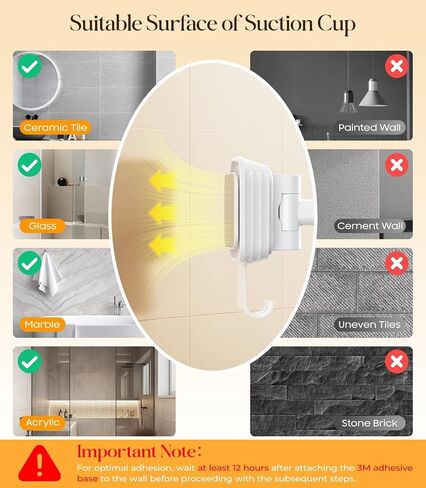 Gospire No Drilling Wall Mounted Lighted Makeup Mirror with Magnification 10X, 7 Inch Rechargeable Magnifying Vanity Mirror with Hooks, LED Display & 3 Light Modes for Bathroom in Saudi Arabia