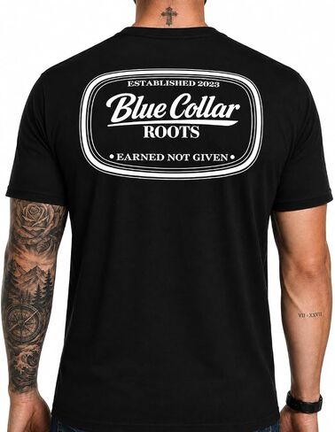 Blue Collar Roots - Graphic Tee - Blue Collar in Saudi Arabia