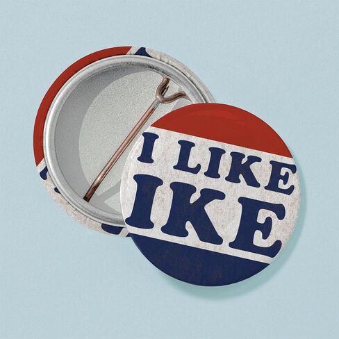 CafePress I Like Ike 1" Round Mini Button Pin in Kuwait