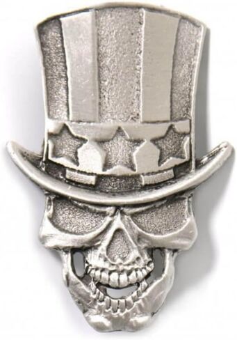 Hot Leathers Uncle Sam Skull Pin in Kuwait