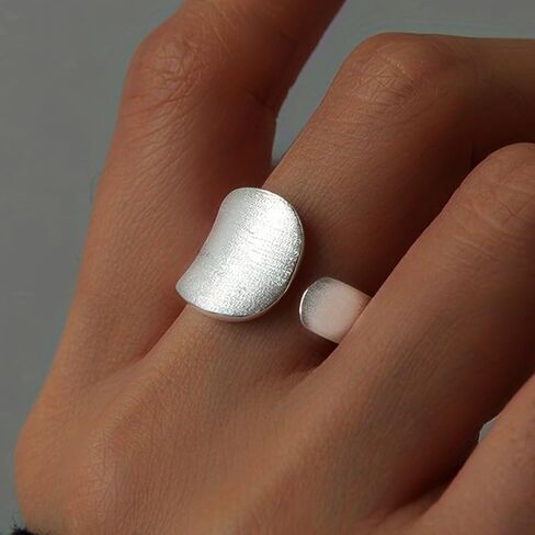 Simple Irregular Shaped Open Adjustable Rings for Women Daily Casual Party Personality Rings Jewelry in Kuwait