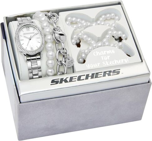 Skechers Women's Sets Analog Silver Metal Watch (Model: SR9135) in Kuwait