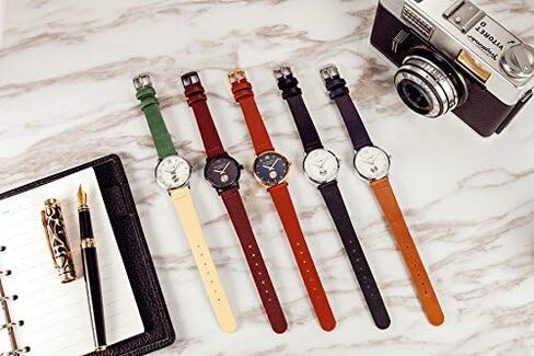 VICTORIA HYDE Retro Watches for Women Small Dial Analog Quartz Detachable Genuine Leather Strap Ladies Wristwatch Black in Saudi Arabia