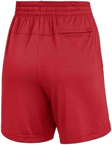 شورت Dri-Fit Coach من Nike للنساء، لون جامعة أحمر، مقاس متوسط in Kuwait