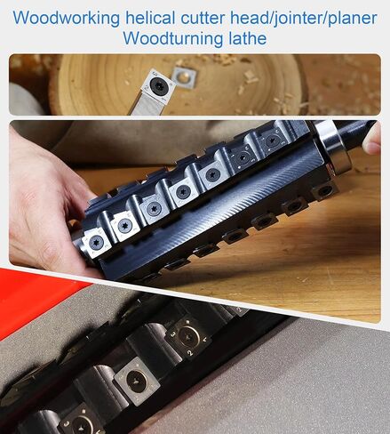 15mm Square Straight Carbide Inserts for woodturning, 15×15×2.5mm Replacement Cutter Knives for Woodworking Fits Spiral, Helical Planer Cutter, Head Wood, Lathe, Turning Tools, Ci1, 10pcs in Kuwait