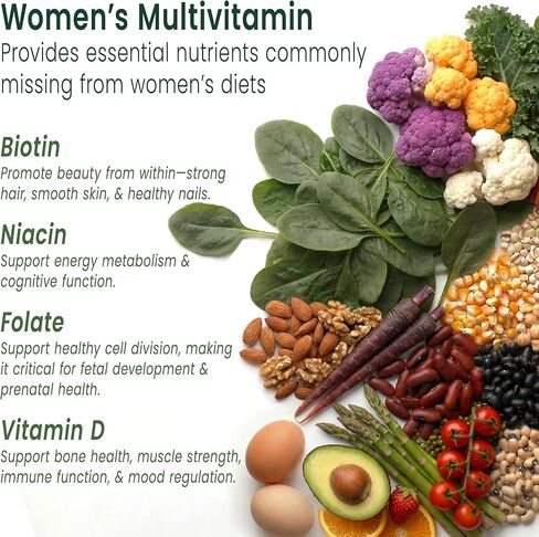Sunsoil Women's Multivitamin Organic Gummies, USDA Certified Organic, No Glucose, Vegan, Gluten-Free, Plant-Based in Saudi Arabia