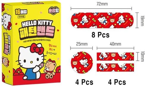 Cute Kitty Adhesive Bandages, 32 Count, Assorted Sizes, First Aid Bandages with Adorable Designs in Saudi Arabia