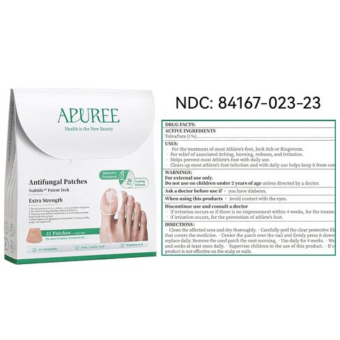 APUREE Fungal Nail Patches Extra Strength: Max 1% Tolnaftate | FSA-HSA | 8H Overnight Toenail Treatment |Repair For Discolored Yellow Brittle Damage Nails| Restores Healthy Appearance| 32 Patch in Kuwait