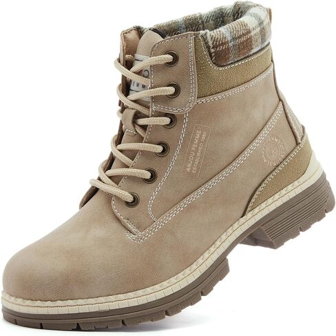 ANJOUFEMME Outdoor Hiking Boots for Women Waterproof - Womens Ankle Boots Lightweight Snow Winter Boots for Trekking Walking in Saudi Arabia