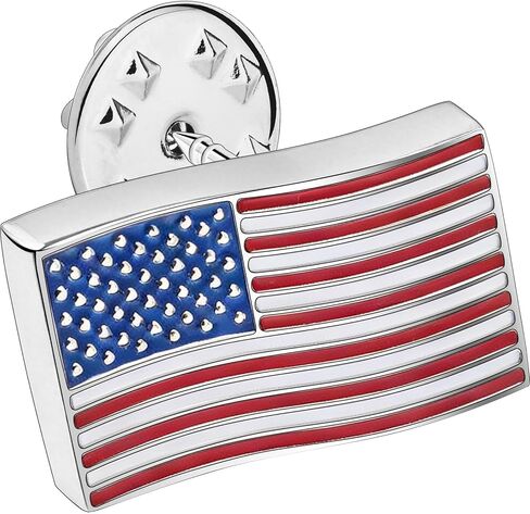 AMITER American Flag Lapel Pin, US Flag Enamel Pin for Men & Women Brooches Suit Jacket Hat Brooch in Saudi Arabia