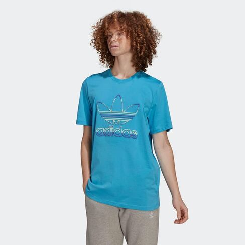 adidas Originals Trefoil Series 3 Short Sleeve Tee Sky Rush MD in Kuwait