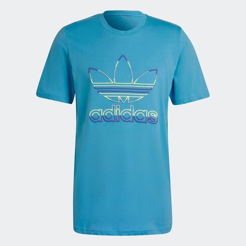 adidas Originals Trefoil Series 3 Short Sleeve Tee Sky Rush MD in Kuwait