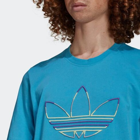 adidas Originals Trefoil Series 3 Short Sleeve Tee Sky Rush MD in Kuwait