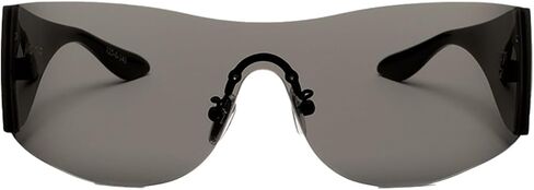 DEZI Women's Oversized Rimless Sunglasses - Wrap It Up in Kuwait