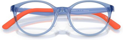 Ray-Ban RY1625D Prescription Eyewear Frames, Transparent Blue/Demo Lens, 47 mm in Kuwait