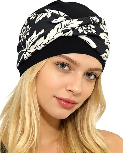 Chemo Headwear for Women Knot Beanies with Stretch Elastic Turbans Soft Cancer Hats Head Coverings Scarf Headwraps in Saudi Arabia
