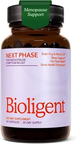 Menopause Supplements for Women, Hot Flash, Sleep, Mood & Focus Support, Hormone-Free with Maca, Ginseng, Chamomile & Saffron, Non-GMO, 60 Capsules, 30 Day Supply in Saudi Arabia