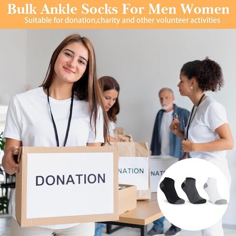 60 Pairs Mens Ankle Socks for Men Women Low Cut Mens Socks Thin Breathable Casual Sock No Show Athletic Sock Unisex Work Sock for Homeless Gifts in Saudi Arabia