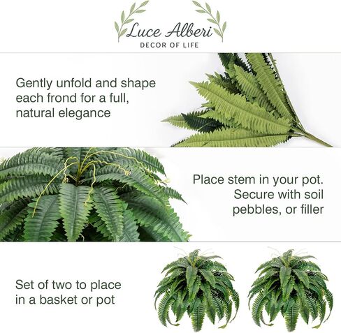Artificial Boston Fern Bush - in Saudi Arabia