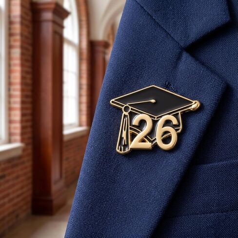 SOIMISS Graduation Pins 2026: 10-Pack Class of 2026 Cap Brooch Lapel Pin Set for Students Teachers Guests - Bulk Party Favors, Memorial Badge Accessories for Backpack Hat Jacket in Saudi Arabia