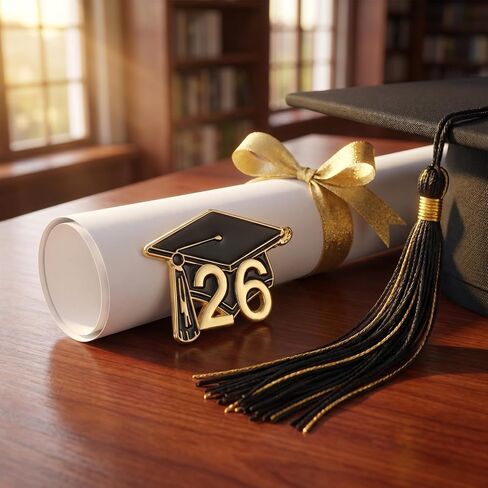 SOIMISS Graduation Pins 2026: 10-Pack Class of 2026 Cap Brooch Lapel Pin Set for Students Teachers Guests - Bulk Party Favors, Memorial Badge Accessories for Backpack Hat Jacket in Saudi Arabia