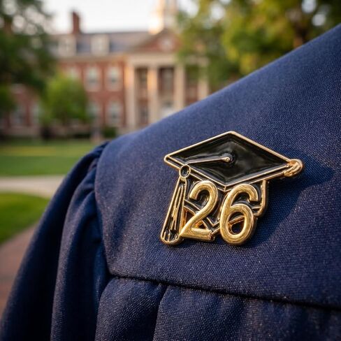 SOIMISS Graduation Pins 2026: 10-Pack Class of 2026 Cap Brooch Lapel Pin Set for Students Teachers Guests - Bulk Party Favors, Memorial Badge Accessories for Backpack Hat Jacket in Saudi Arabia