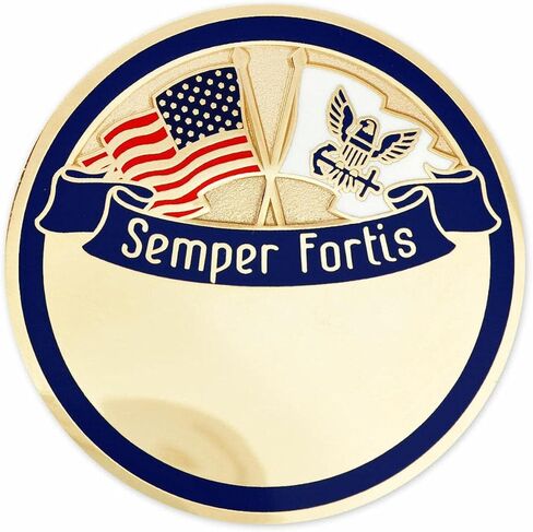PinMart's Officially Licensed U.S. Navy Challenge Coin - Engravable in Kuwait
