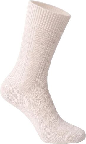YUN Women's Natural Pure 100% Wool Traditional Warm Boot Winter Socks in Kuwait
