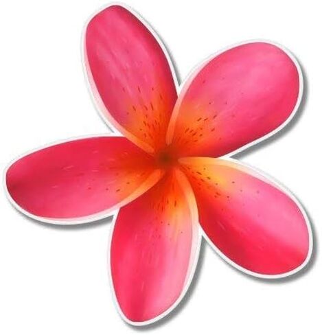 Plumeria Hawaiian Flower Tropical Round Metal 0.75" Lapel Pin Hat Shirt Pin Tie Tack Pinback in Saudi Arabia