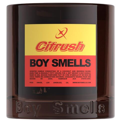 Boy Smells Citrush Candle – Bright Citrus Aroma – Warm Musk Finish – Pomelo Oil – Clean Burning Scented Candle – Long-Lasting Fragrance Throw – Vegan Soy Wax Blend – 8.5oz Glass Jar in Saudi Arabia