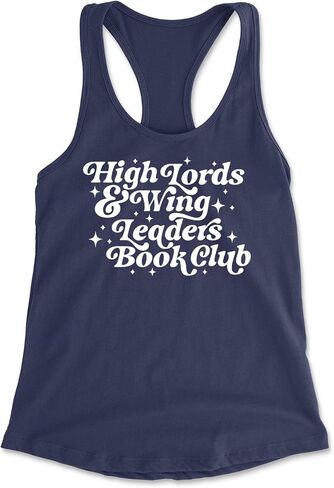 قميص بدون أكمام للسيدات من High Lords and Wingleaders Club Romantasy Racerback، ناعم وجذاب in Kuwait