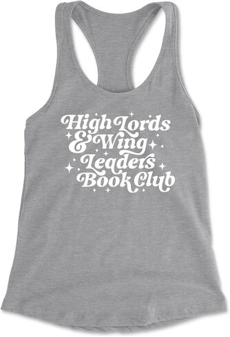 قميص بدون أكمام للسيدات من High Lords and Wingleaders Club Romantasy Racerback، ناعم وجذاب in Kuwait