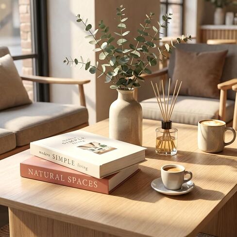 Decorative Books - Set of 2 Boxes for Coffee Table, Bookshelf & Mantel Decor, Modern Aesthetic Fake/Faux Paper Books for Modern Home Decoration, Photo Storage and as a Keepsake Box in Saudi Arabia