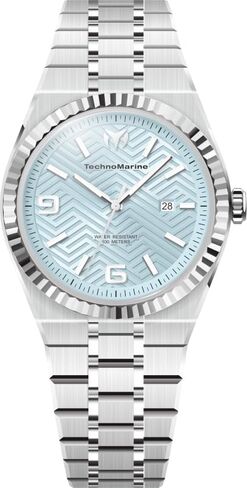 TechnoMarine Terra NOVA Men 42.00mm Stainless Steel Steel Light Blue dial PC32 Quartz in Kuwait