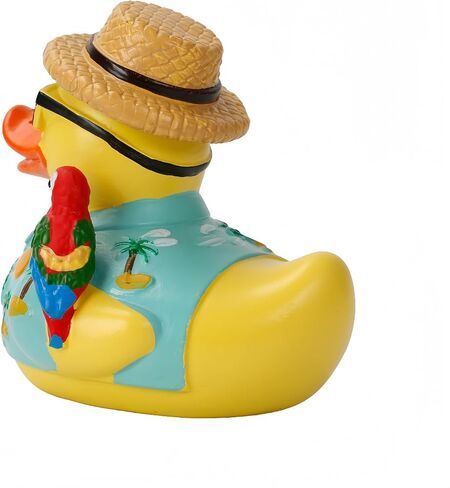 OYL Beach Themed Memorial Resin Duck Figurine,Craft Tropical Music Tribute Duck Collectible Decor for Parrotheads, Margarita-Inspired Enthusiasts,Desk Shelf Office Home Decor ﻿ in Kuwait