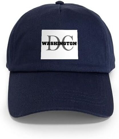 قبعة بيسبول CafePress Washington Thru DC قابلة للتعديل in Kuwait