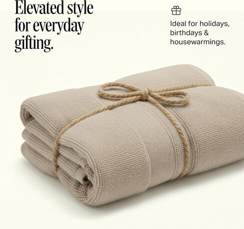 Preston Lane Douro Bath Mat – 100% Cotton, Plush & Absorbent Quick-Dry Bathroom Rug – Hotel-Quality Floor Mat for Shower or Tub, Made in Portugal, Clay in Saudi Arabia