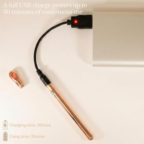 Rose Gold Necklace - Silver Chain Long Pendant Rechargeable long Necklaces for Women Trendy, Rose Gold Jewelry Gift for Her in Saudi Arabia