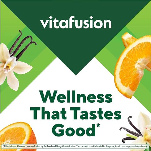 Vitafusion Magnesium Citrate Gummies | 300mg | 60 Extra Strength Gummy Vitamins for Adult Women & Men | Citrus Flavor | Gluten-Free Supplement in Kuwait